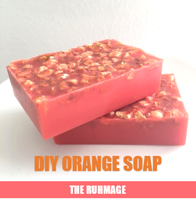 diy orange soap