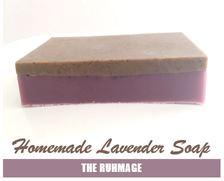 homemade lavender soap