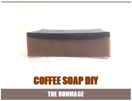 Homemade Soap With Coffee Grounds