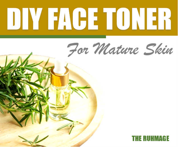 diy face toner for mature skin